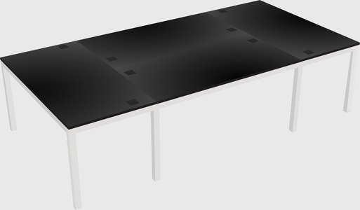 Shared office desks