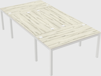Shared office desks