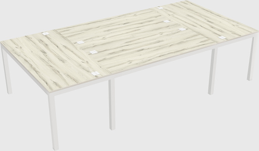 Shared office desks