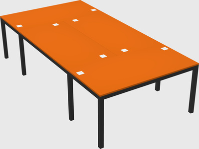 Shared office desks