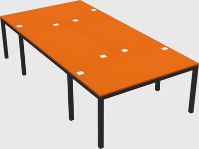 Shared office desks