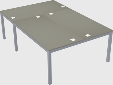 Shared office desks