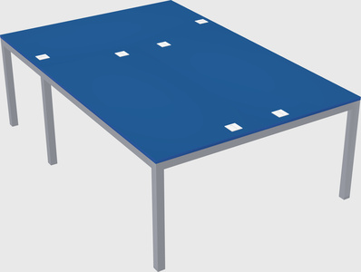 Shared office desks