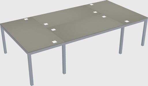 Shared office desks