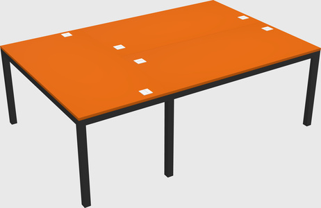 Shared office desks