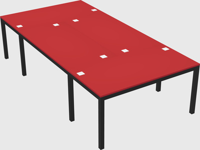 Shared office desks