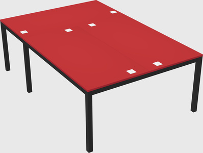 Shared office desks