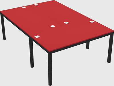 Shared office desks