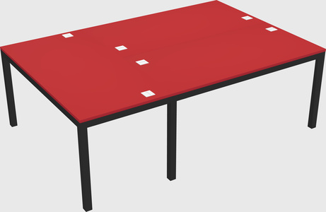 Shared office desks