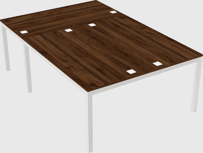 Shared office desks