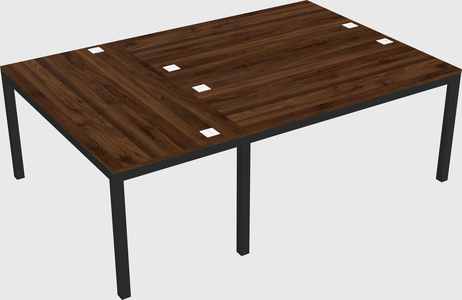Shared office desks