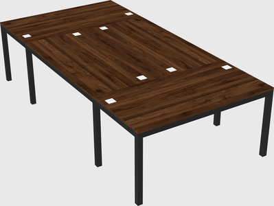 Shared office desks
