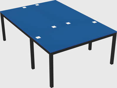 Shared office desks