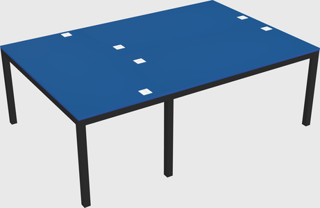 Shared office desks