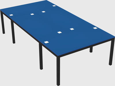 Shared office desks