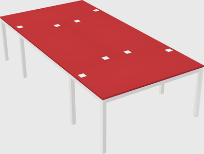 Shared office desks