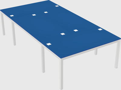 Shared office desks