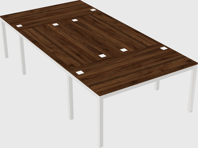 Shared office desks