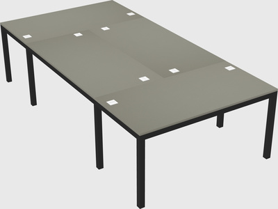Shared office desks