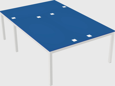 Shared office desks