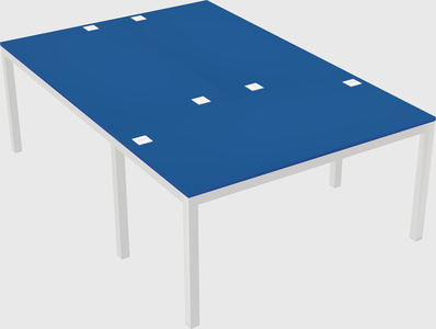 Shared office desks