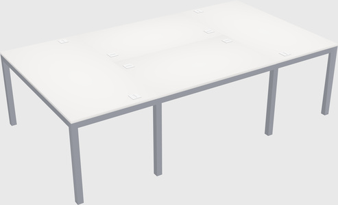 Shared office desks