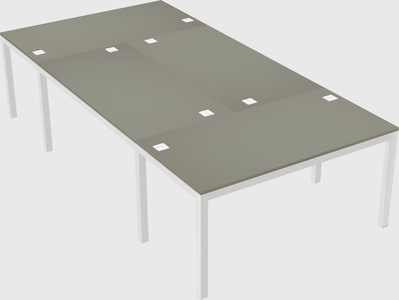 Shared office desks