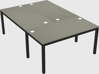 Shared office desks