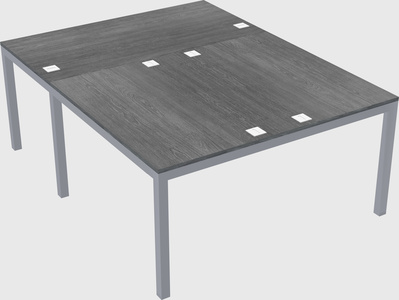 Shared office desks