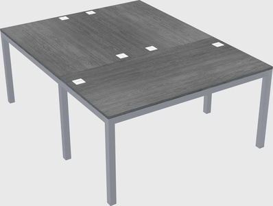 Shared office desks