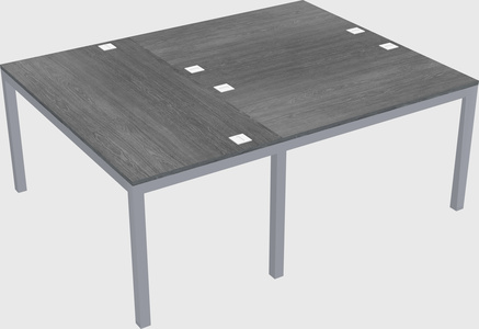 Shared office desks