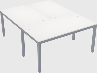 Shared office desks