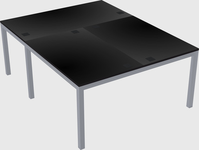 Shared office desks
