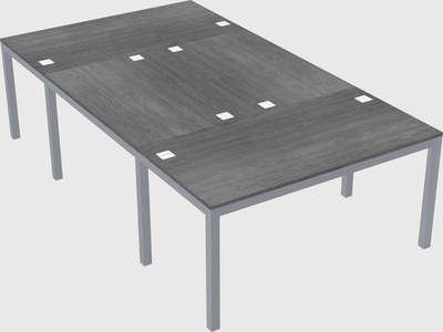 Shared office desks