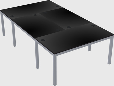Shared office desks
