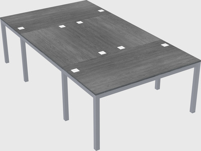 Shared office desks