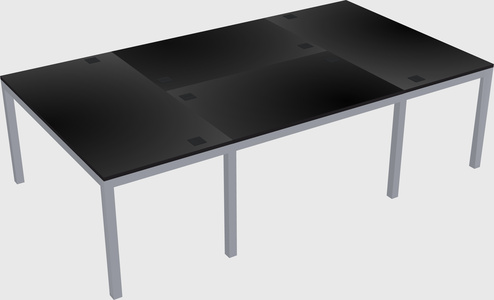 Shared office desks