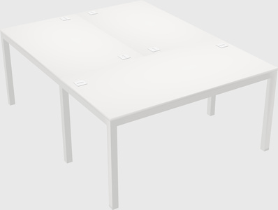 Shared office desks