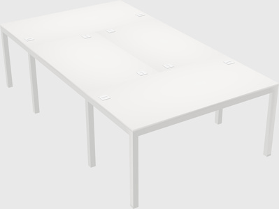 Shared office desks