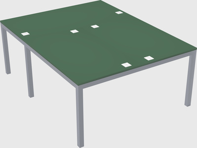 Shared office desks
