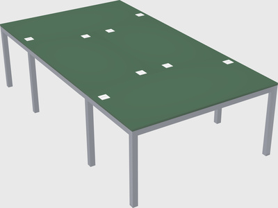 Shared office desks