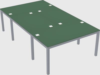 Shared office desks