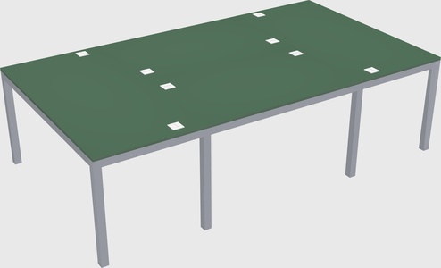 Shared office desks