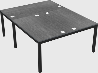 Shared office desks