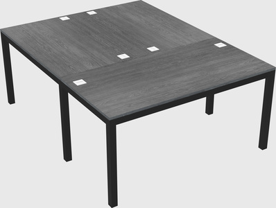 Shared office desks