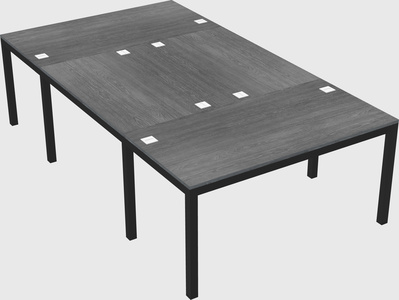 Shared office desks