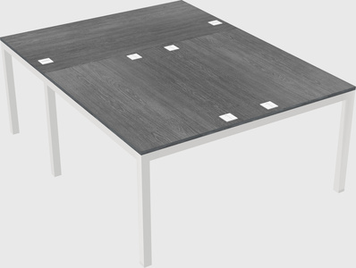 Shared office desks