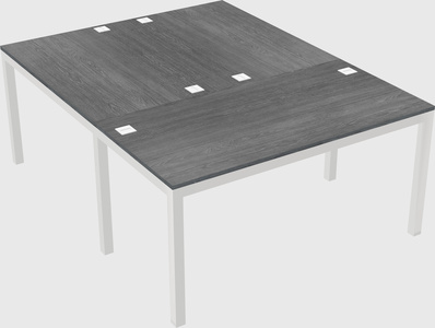 Shared office desks