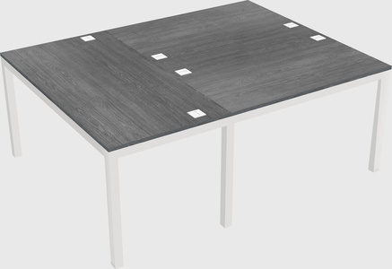 Shared office desks