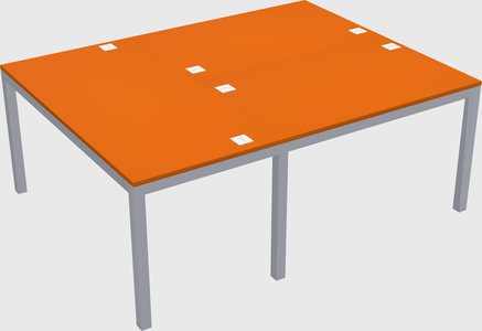 Shared office desks